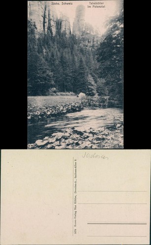 Ansichtskarte hohnstein - ansichtskarte,