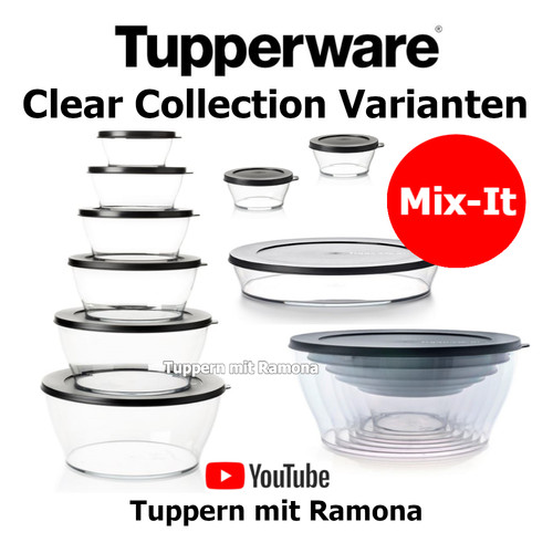 Tupperware clear collection - tupperware,