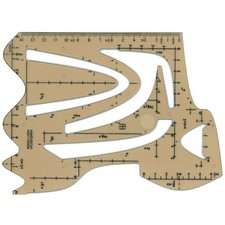 graphische Kurven Schablone mathematische Funktionen Parabel 20cm x 14cm