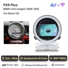 32GB Android 13 Autoradio GPS Navi für BMW Mini Cooper SWC DSP CarPlay BT 8-Kern