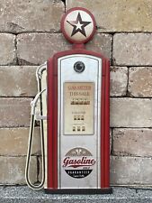 Blechschild Tanksäule 80 cm Deko US Zapfsäule Tankstelle Diner Garage Werkstatt