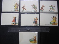 Lot von 7 CPA beidseitig Paul