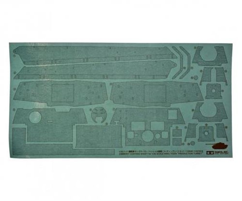 Tamiya zimmerit bogen - tamiya, 1:35