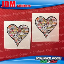 2 Aufkleber Bomb Shoker Hand