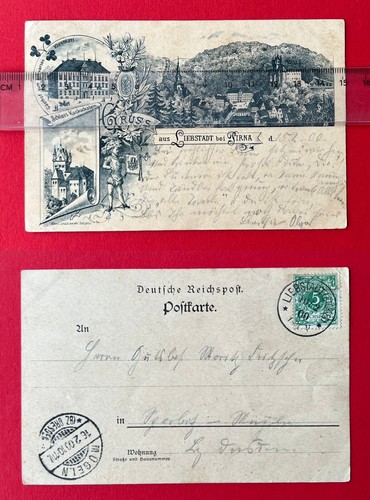 Litho liebstadt bei - liebstadt, pirna
