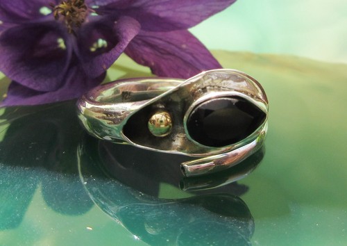 Ring abstrakte blüte - abstrakte, mit