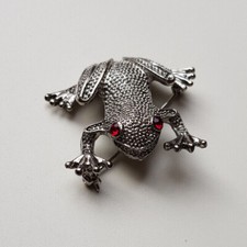 Brosche Anstecknadel Frosch