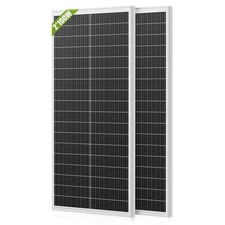 200 Watt 2×100W Solarpanel Solarmodul 12V Monokristallin Photovoltaik Wohnmobil