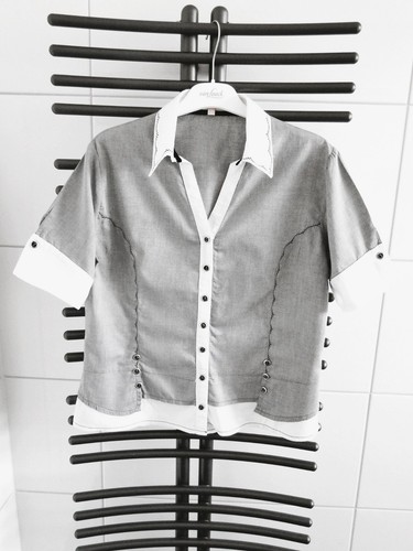 Bluse hemd lagen look von - hemd, im