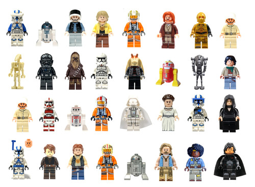 Lego minifigures star - star, wars