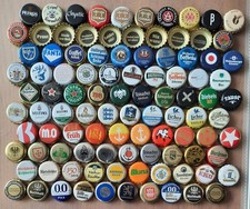 100 versch. KRONKORKEN- Nr. 9-DIY-Belgien-Bayern-Paulaner Sprüche