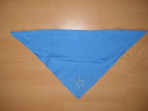 Halstuch dreiecktuch hellblau - halstuch,