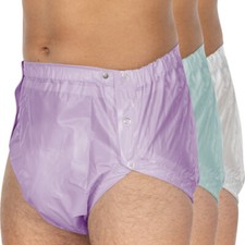 Suprima PVC-Slip - seitlich knöpfbar mit breitem Schritt - für Frauen & Männer -