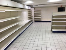 Tegometall Wandregal Schubkasten Ladenregal Rückwand Fachboden 5m Verkaufsregal