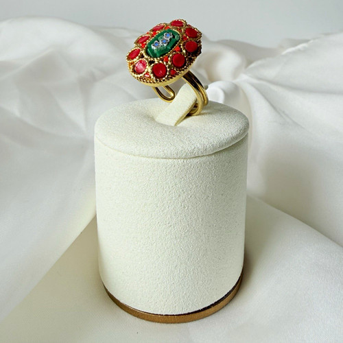 Vintage mikromosaik ring - vintage,