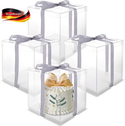 Transparente tortenbox - transparente,