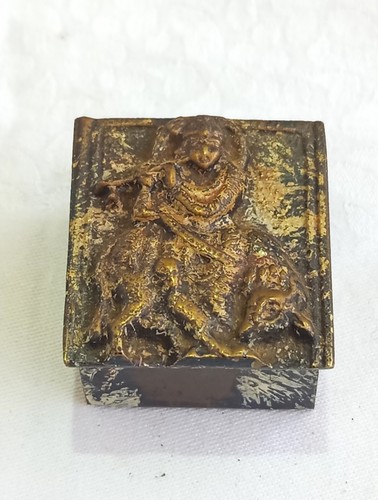 Bronze messing dose relief - dose,