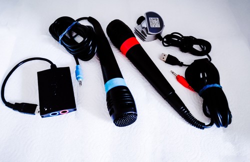 Singstar mikrofone mit adapter - singstar,