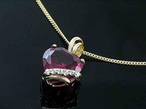585 goldkette mit kleinem herz - 585,