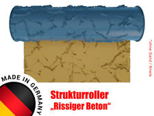 Strukturwalze Walze Roller "Rissiger Beton" Modellbau in 1:87 1:72 1:35