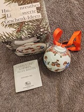 Hutschenreuther Porzellankugel Weihnachtskugel Kugel 1992 in OVP  Zirkus