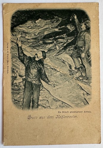 Gruss aus dem kohlenrevier - ak,