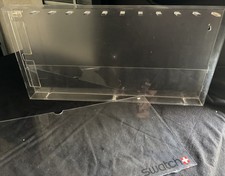 Swatch Schaukasten/ Uhrenkasten/ Vitrine Collectors Box  für 12 Uhren Plexiglas