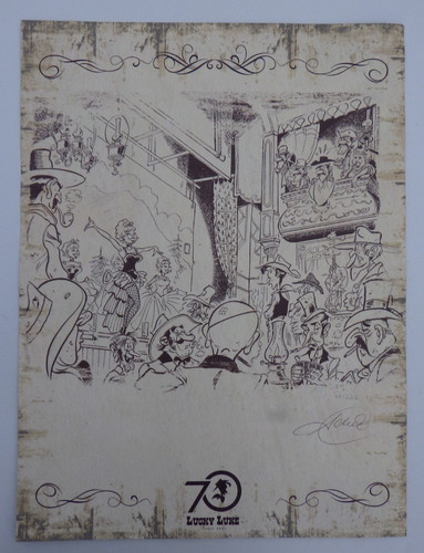 Lucky luke jahre poster 40 - luke,