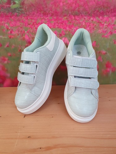 Klettsneaker animalprint mint - klettsneaker,