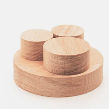 Buche Holzscheibe Rund