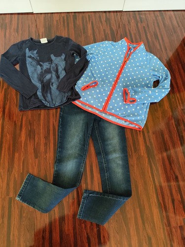 Kleiderpaket pferd fleecejacke - pferd,