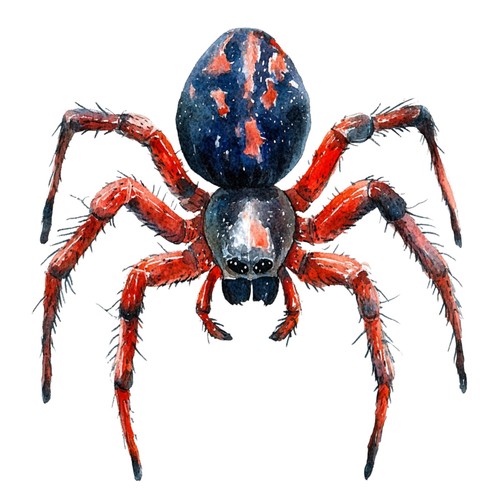 Sticker spinne - 2x,