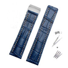 22 mm 24 mm Qualitäts Leder Uhrenarmband Band für BREITLING Schwarz Braun Uhr...