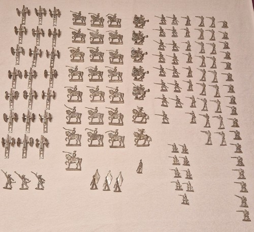 124 zinnsoldaten zinnfiguren - 124,