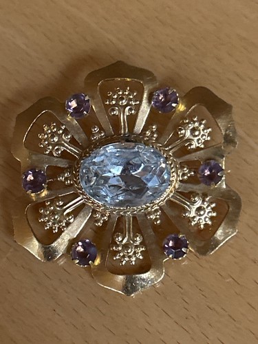 Art deco modeschmuck brosche - art,