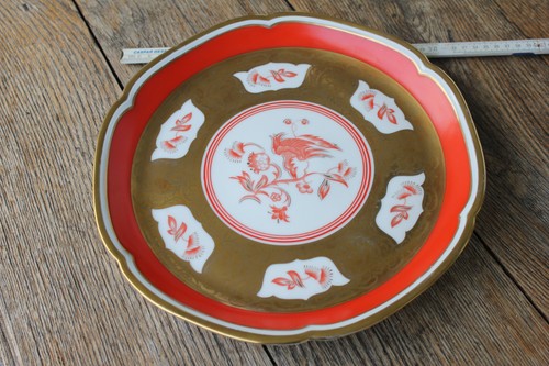 Prunkteller art deco typisch