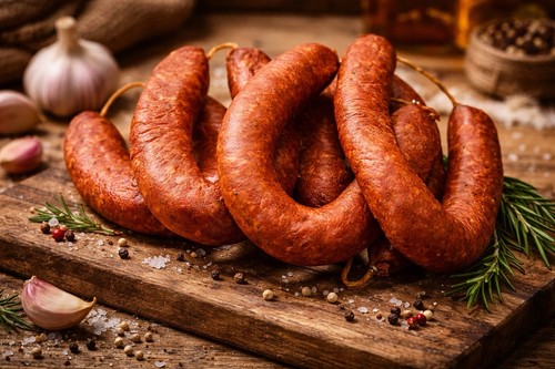 Thüringer bratwurst ger - bratwurst,