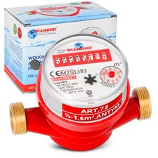 Wasserzähler Warm 1/2'' 1,6
