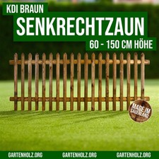 Gartenzaun Holzzaun Staketenzaun Senkrechtzaun Vorgartenzaun Element Zaun 60-150