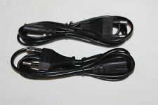 2x NETZKABEL-STROMKABEL-NETZTEIL FÜR PS1+PS2+PS3+PS4+X BOX