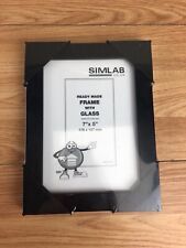 Simlab schwarzer Bilderrahmen für 7" x 5" Fotos 