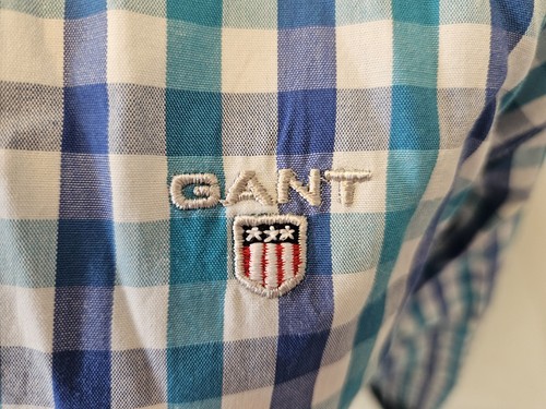 Gant hemd bluse kariert - gant, blau