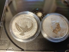 Cook Islands 2022 Friedenstaube 1Unze Silber Neu In Box  1 Stück