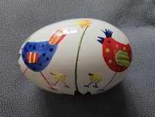 Osterei  Deckel Dose Keramik