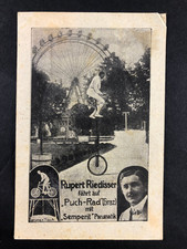 AK - antike Werbe Postkarte - PUCH Fahrrad & SEMPERIT - Rupert Riedisser 1924