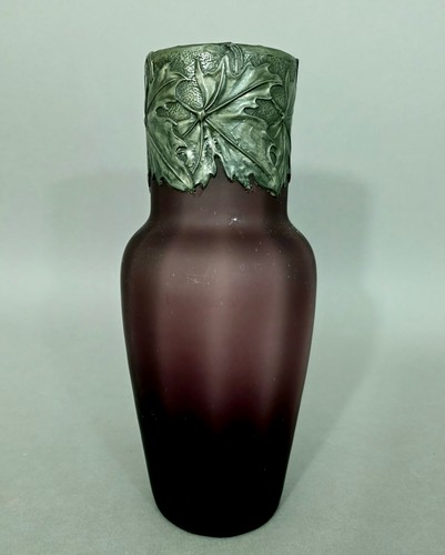 L0715 jugendstil vase violett - jugendstil,