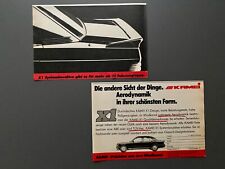 Kamei X1 Design Mercedes W201 Tuning Spoiler 1985 Vintage Ad Werbung Reklame