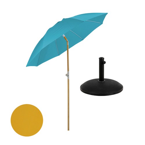Set sonnenschirm bambus - set,