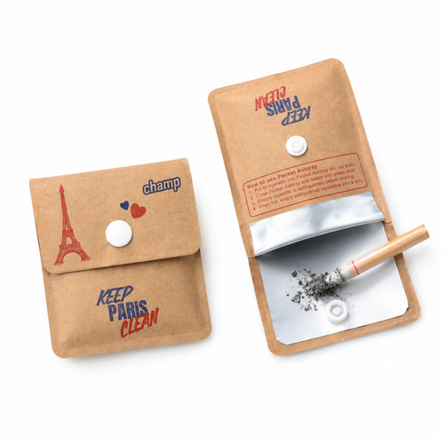 2er set taschenaschenbecher - 2er,