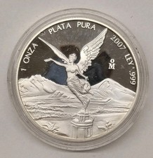 Unze Münze Mexiko 2007 Proof